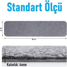 Stepmat Halifleks Yapışkan Tabanlı Merdiven Basamak Paspası Rip Halı Kaymaz Tabanlı / Adet Olarak Satılır