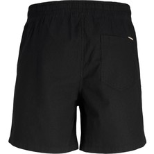 Jack & Jones Erkek Keten Karisimli Jogger Sort - Jaiden