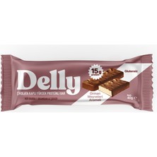 Delly Orman Meyveleri Aromalı, Çikolata Kaplı, Yüksek Protein Bar 40G