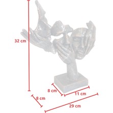 Repazar Görmedim Duymadım Bilmiyorum Polyester Obje