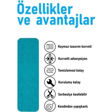 Stepmat Halifleks Yapışkan Tabanlı Merdiven Basamak Paspası Rip Halı Kaymaz Tabanlı / Adet Olarak Satılır