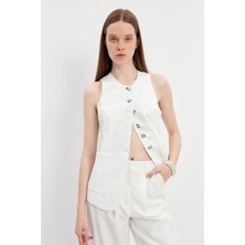 Stella Pulvis Krem Astarlı Cepli Yelek