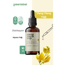 Green Label Ylang Ylang Yağı Dişil Enerji Arttırıcı Ve Frekans Yükseltici Essential Oil 10ml