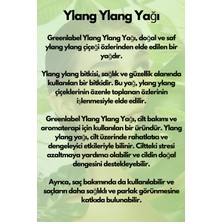 Green Label Ylang Ylang Yağı Dişil Enerji Arttırıcı Ve Frekans Yükseltici Essential Oil 10ml