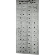 Diji-Key Türkçe Grı Klavye Stiker Çok Az Az Öde !!! Turkısh Grey Keyboard Layout Stıcker Buy More Pay Less !!!