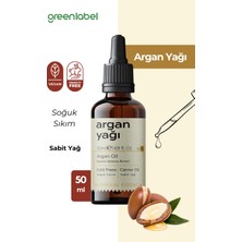 Green Label Argan Yağı Soğuk Sıkım %100 Doğal Ve Saf 50 ml