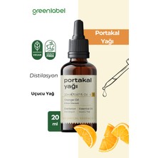 Green Label Portakal Yağı Soğuk Sıkım %100 Doğal Ve Saf 20ml