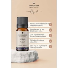 Monoville Sedir Uçucu Uçucu Yağı 10 ml %100 Saf Ve Doğal ( Cedarwood Essential Oil )