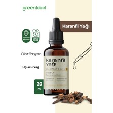 Green Label Karanfil Yağı %100 Doğal Ve Saf 20ml