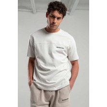 Benmanaj Erkek Baskılı Bisiklet Yaka Tişört