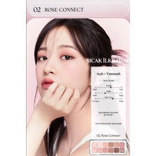 CLIO Hafif Dokulu Yoğun Renklere Sahip Göz Farı Paleti Clio Pro Eye Palette Air (02 Rose Connect)