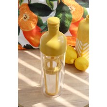 Mujo Coffee Soğuk Soğuk Kahve Demleme Filtreli Şişe, Sarı , 650 Ml, Cold Brew