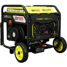 Genpower Marka Gbg 110 Ie Model 11 Kva, Benzinli, Marşlı, Tekerlekli, Monofaze Inverter Portatif Jeneratör