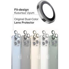 Evax Apple iPhone 13 Pro Max / 13 Pro Uyumlu Safir Kamera Lens Koruyucu Takma Aparatlı Kolay Kurulum