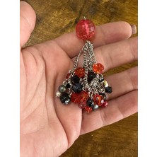 9 cm Boncuk Püsküllü Takı Giyim Aksesuaarı