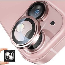 Evax Apple iPhone 13 / 13 Mini Uyumlu Kolay Kurulum Aparatlı Safir Kamera Lens Koruyucu 2'li Set