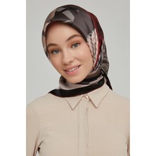 Armine Nostalji Serisi %100  Ipek Twill Eşarp 8620D-04