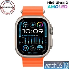 Tekno Trust 6 Ay Hk9 Ultra 2 Max Plus 2024 Yeni Model(Watchos 10 Işletim Sitemi Chatgpt Amoled 4K Ekran) Çok Re