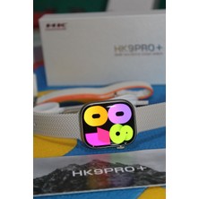 Tekno Trust Turuncu Hk9 Pro Plus Full Hd Amoled Ekran 2.2 Inç 2 Kordonlu Android ve Ios Destekli 49 mm Iki Renk