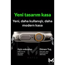 Tekno Trust Çok Renkli Akıllı Saat Watch 8 Ultra T900-2S Ios/android Destekli 2.3inch Arama Özeliği+ P9 Bluetoo