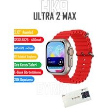 Tekno Trust 6 Ay Hk9 Ultra 2 Max Gen4 49MM Amoled Ekran Galeri/ses Kayıt/2gb Depolama Özellikli 2024 Akıllı Saa