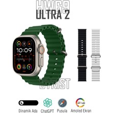 Tekno Trust Çok Renkli HW69 Ultra 2 49MM 2.1 Inç Amoled Ekran Dinamik Ada/pusula/chat Gpt Watch Ultra 2 Akıllı