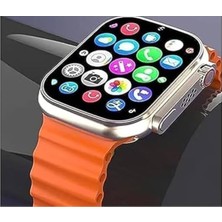 Tekno Trust Gri Yeni Nesil Watch 8 T900 Ultra  Ios/android Uyumlu 49MM Kordon Hediyeli 6 Ay Ithalatçı Garantil