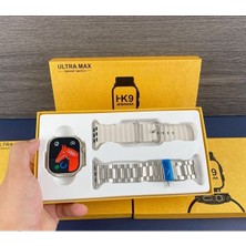 Tekno Trust 400-500 Mah Yüksek Kalitesi ve Üstün Özellikleriyle Amoled Ekran Watch Hk9 Ultra Max Pro Akıllı Saa