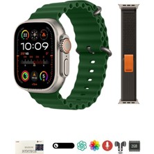 Tekno Trust Çok Renkli Hk9 Ultra 2 Max 2 GB Dahili Hafıza/chat Gpt/3d Animasyonlu Gen 4 Amoled Watch Ultra 2 Ak