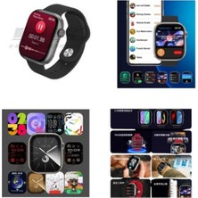 Tekno Trust Çok Renkli Hk9 Ultra 2 Max 2 GB Dahili Hafıza/chat Gpt/3d Animasyonlu Gen 4 Amoled Watch Ultra 2 Ak