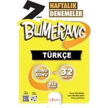 Günay Yayınları 7. Sınıf Bumerang 32 Hafta Deneme Türkçe - Hız Yayınları 7. Sınıf Fen Bilimleri Soru Bankası