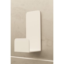 Risingmaber Yapışkanlı Beyaz Askılık Kapı Arkası Bornoz Askılığı Yapışkanlı Mutfak Banyo Askılığı Havlu, Elbise Askılığı 5'li Set 3m Yapışkanlı Tasarım