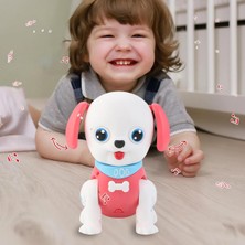 Fun Dog LED Işıklı Müzikli Hareketli Renkli Sevimli Eğitici Oyuncak Köpek & Emekleme Eşlik Arkadaşı