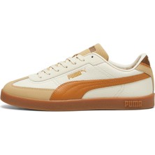 Puma 397448 01 Club II Era Lthr Bej-Krem-Taba Erkek Spor Ayakkabı
