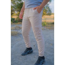 Vs Tactic Açık Krem Jogger Kargo Cep Pantolon