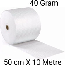 Hbnc ( 40 Gram ) 50 cm X 10 Metre Balonlu Ambalaj Naylonu Pat Pat Baloncuklu Havalı Pıt Pıt Eşya Sarma Koruma Naylonu