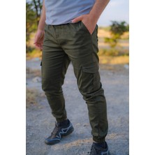 Vs Tactic Koyu Yeşil Jogger Kargo Cep Pantolon