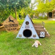 Seventeen Design Bungalov Kedi Evi, Bungalov Kedi Yuvası, Kedi Evi, Kedi Yuvası, Kedi Oyun Alanı