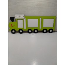 Mrc Hediye Sepeti Çerçeve Çocuk Odası Için Tasarım 3 Fotoğraflık Kişiye Özel Isim ve Renk