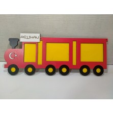 Mrc Hediye Sepeti Çerçeve Çocuk Odası Için Tasarım 3 Fotoğraflık Kişiye Özel Isim ve Renk