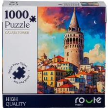 1000 Parça Galata Tower Puzzle  48 x 68 cm