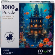 1000 Parça Underwater Metropolıs Puzzle 48 x 68 cm