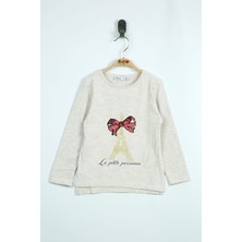 Toontoy Kids Toontoy Kız Çocuk T-Shirt Paris Baskılı