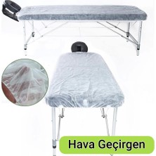 Mivelacure Tek Kullanımlık Çift Taraflı Sıvı Geçirmez Anti Alerjik Lastikli Sedye Örtüsü 80X240CM 100 Adet