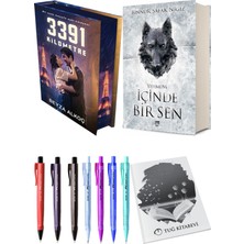 Içinde Bir Sen 3 Yehmum Ciltli Binnur Şafak Nigiz ve 3391 Kilometre Film Özel Baskı Ciltli Beyza Alkoç 2li Set