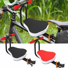 Pengfu Shop Kırmızı Stil Mtb Çocuk Koltuğu Öne Monte Bisiklet Selesi Taşınabilir Katlanabilir Çocuk Güvenli Sandalye M365 Elektrikli Scooter Dağ Cruiser Bisiklet (Yurt Dışından)