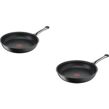 Tefal Titanyum 6x Excellence Indüksiyon Tabanlı Tava Seti 28,26,22,25 cm Krep