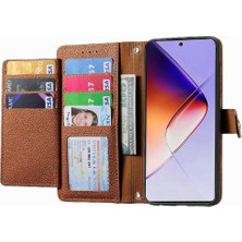 Colorful Shop Infinix Not 40 Fermuar Cüzdan Için Flip Case Darbeye Deri Kılıf Aşk (Yurt Dışından)