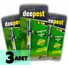 Deepest Haşere Öldürücü Böcek Jeli Hamamböceği ve Karınca Jeli ( 3 Adet x 5 gr )