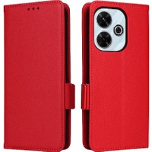 Colorful Shop Xıaomı Poco M6 4g Manyetik Yan Toka Cüzdan Pu Deri Için Flip Case (Yurt Dışından)